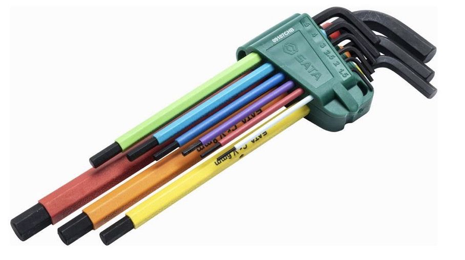 Kuusiokoloavain Sata ST09107CHBSJ; 9 kpl.