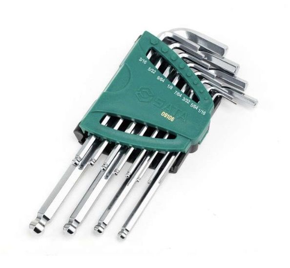 Kuusiokoloavain Sata S09106; 12 kpl.