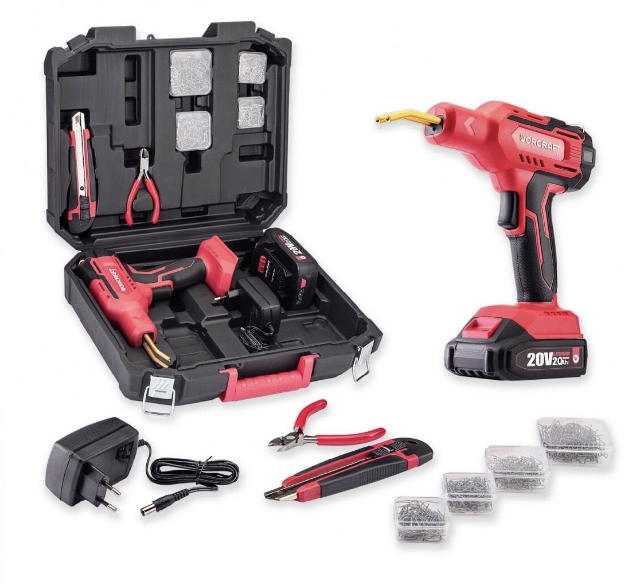 Hitsauskone Worcraft CPW-S20Li; 20 V; 1x2,0 Ah akku