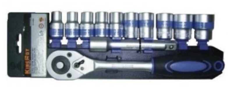 Kuusiohylsysarja KingRoy KR012MSA; 1/2''; 12 kpl.