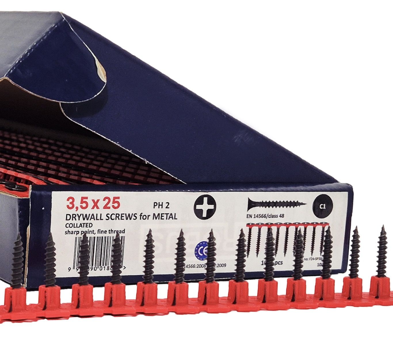 Nauharuuvit Robus; PH2; 3,5x25 mm; 1000 kpl.