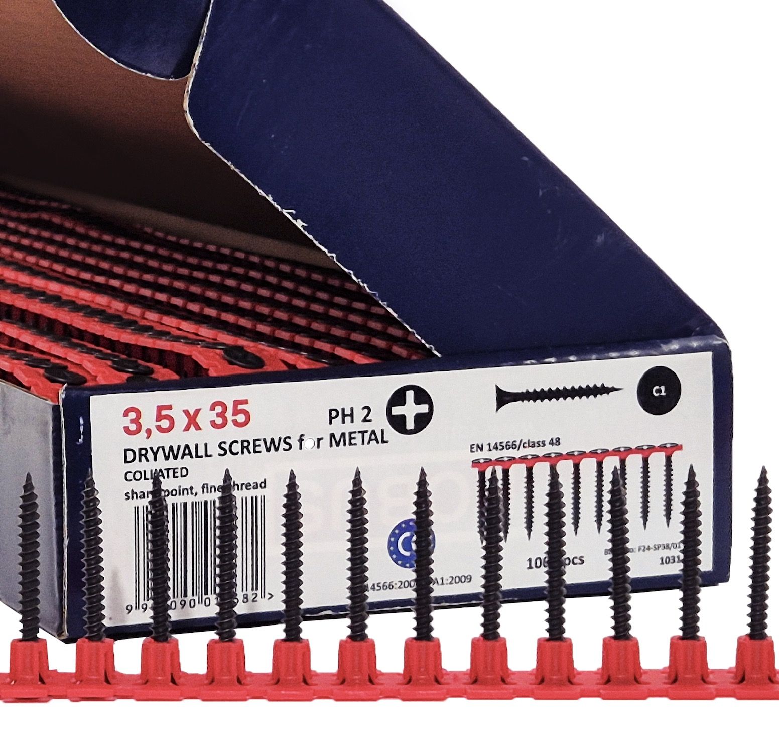 Nauharuuvit Robus; PH2; 3,5x35 mm; 1000 kpl.