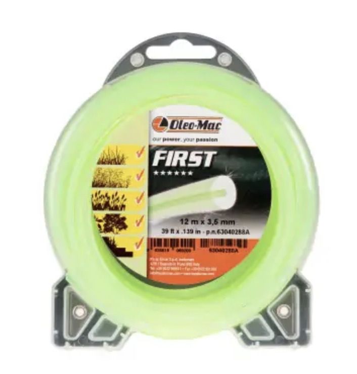 Leikkuulanka Oleo-Mac 63040288A; 3,5 mm/12 m