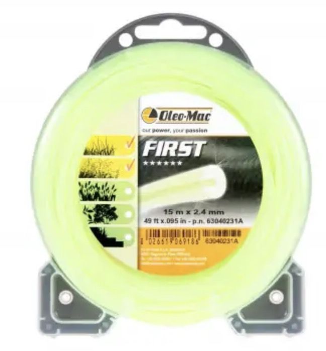 Leikkuulanka Oleo-Mac 63040231A; 2,4 mm/15 m