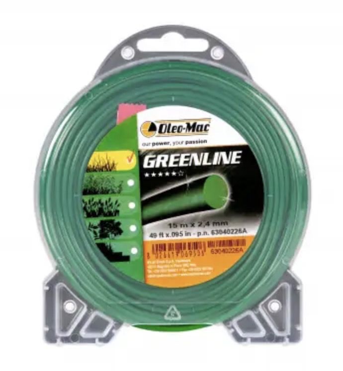 Leikkuulanka Oleo-Mac 63040226A; 2,4 mm/15 m