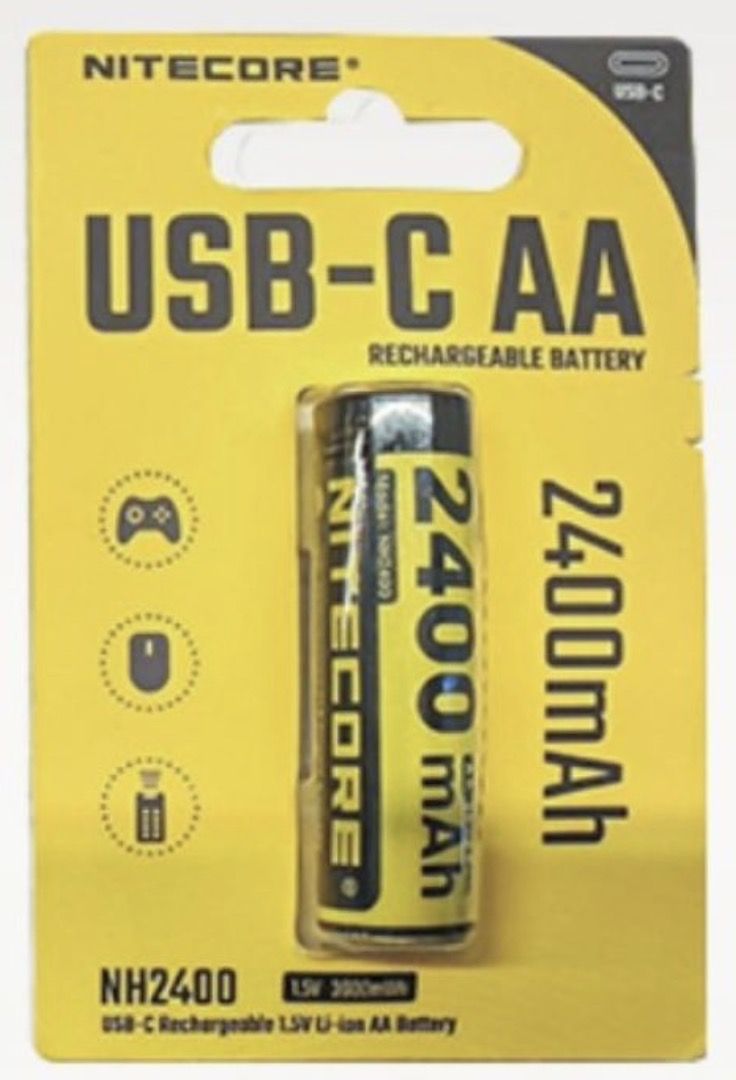 Patteri Nitecore NH2400; 1,5 V; 1x2,4 Ah