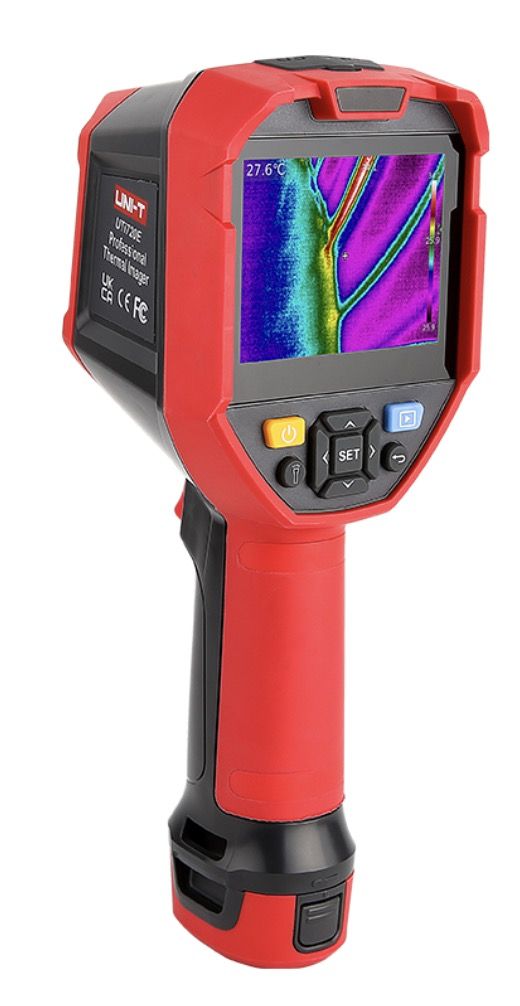 Infrapunalämpömittari UNI-T UTi720E; 3,6 V; 1x5,2 Ah akku