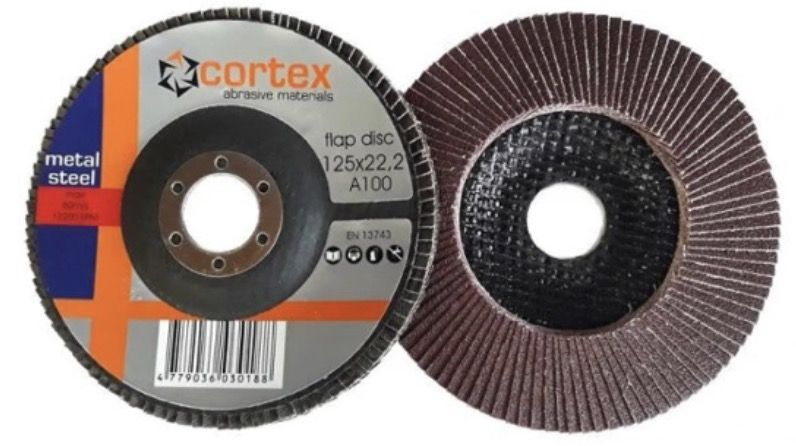 Lamellihiomalaikka  Cortex 14008; 125x22,2 mm; P100