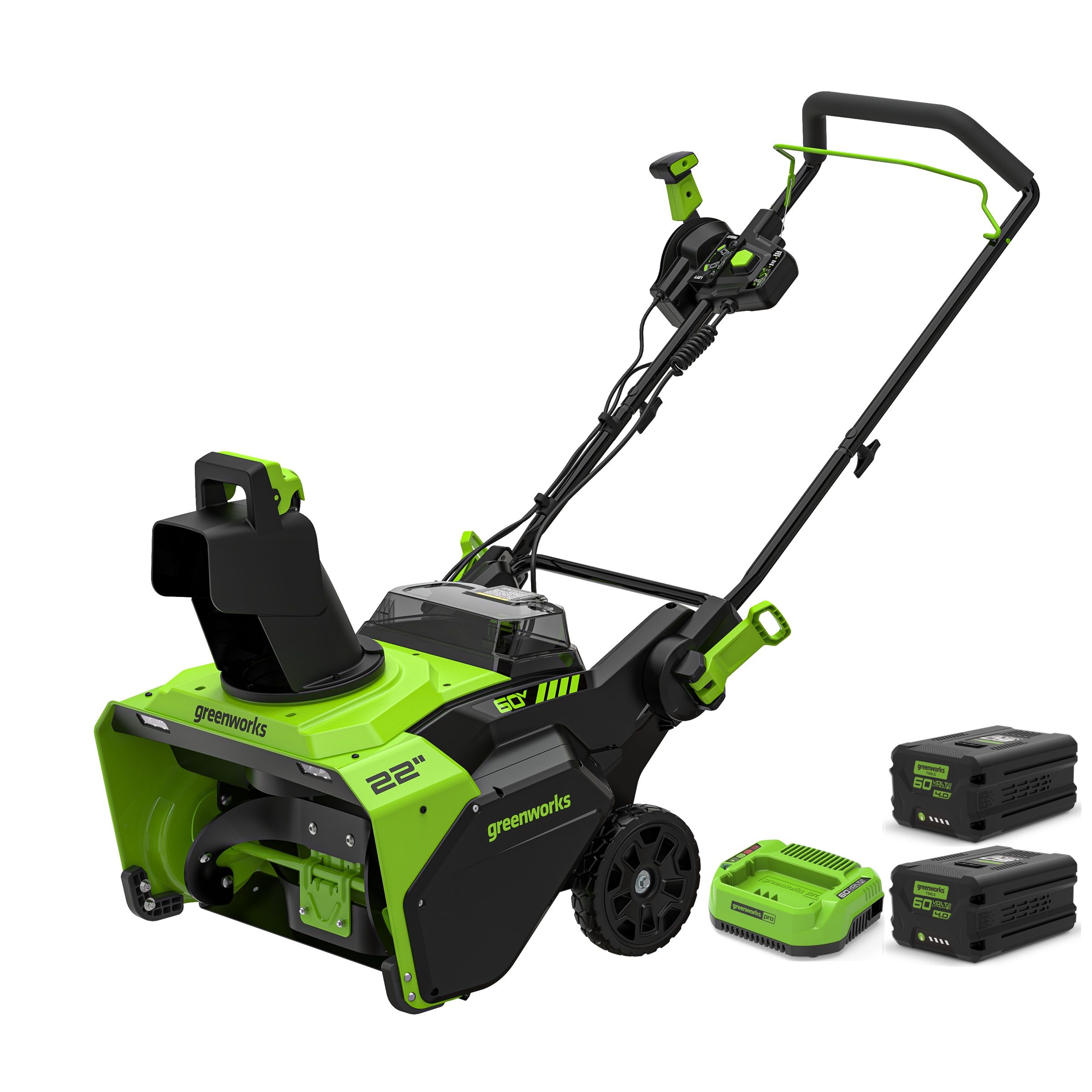 Lumilinko Greenworks GD60STK4X; 60 V; 2x4,0 Ah akku