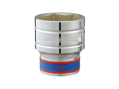 Kuusiohylsy King Tony 433508MR; 1/2''; 8x38 mm