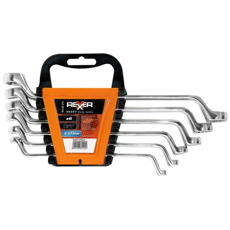 Yhdistelmäavainsarja Rexxer RA-05-275; 6-17 mm; 6 kpl.