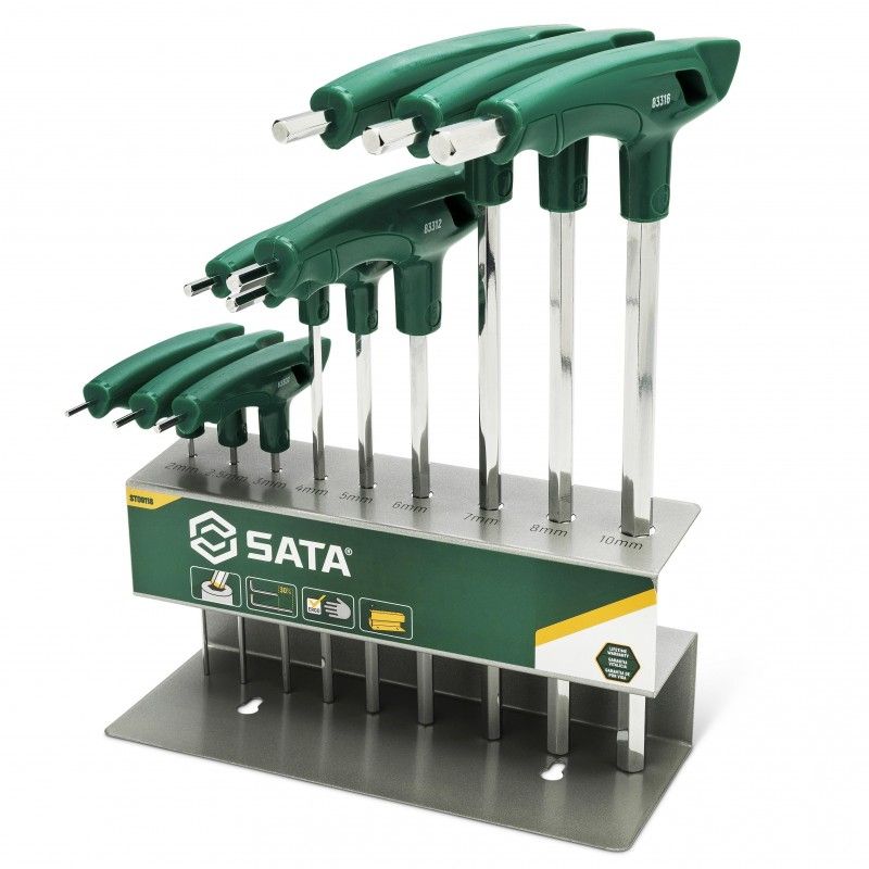 Ruuvimeisselisetti Sata ST09118; HEX; 9 kpl.