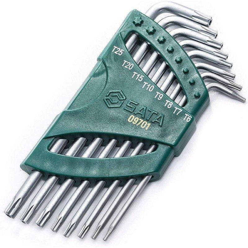 Yhdistelmäavainsarja Sata ST09701; T6-T25; 8 kpl.