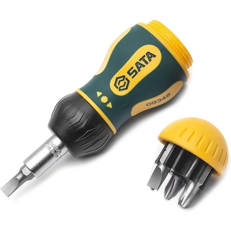 Ruuvimeisselin kädensija Sata ST09348 + + ruuvivääntimen päät