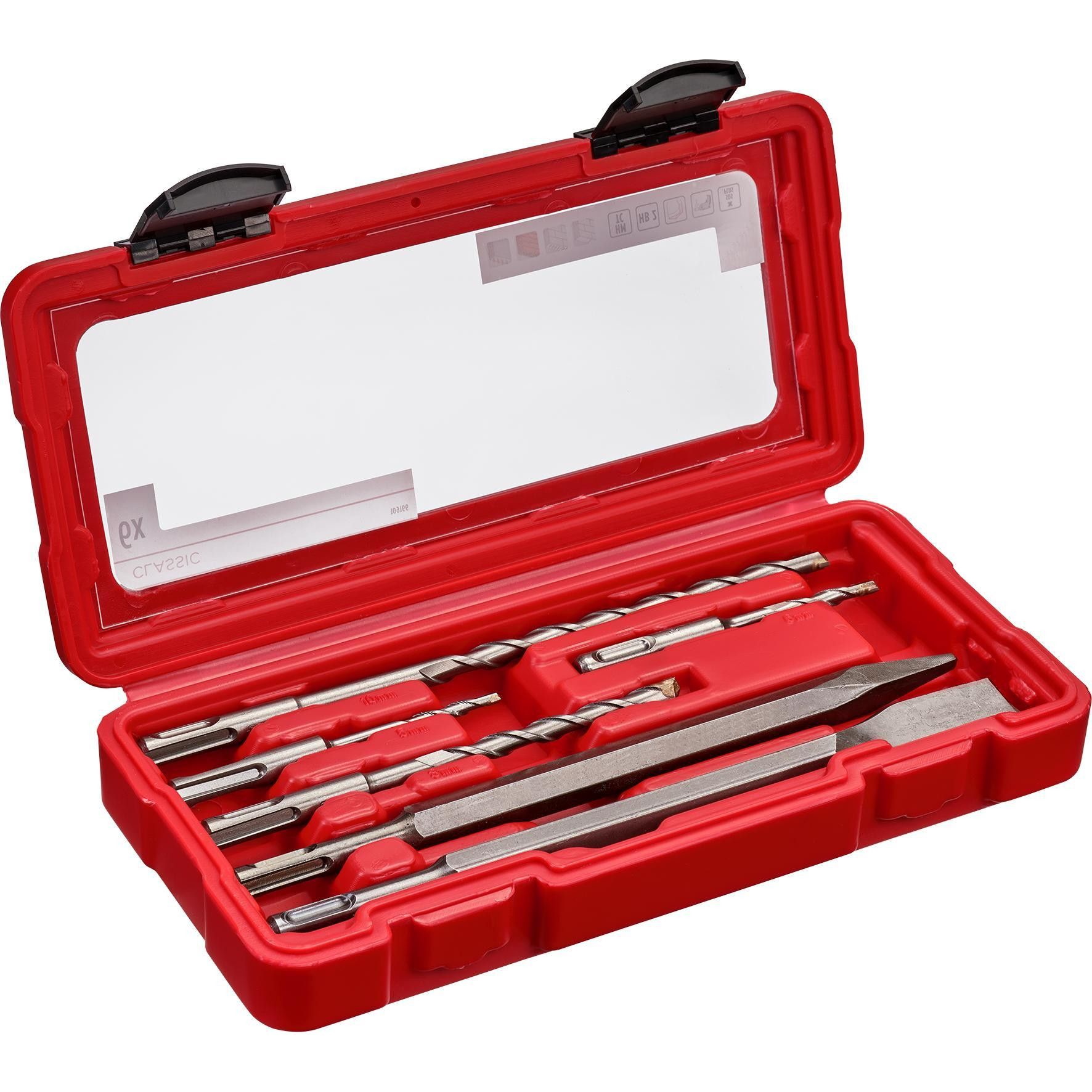 Poranterä- ja Talttasarja Einhell 49109166; SDS-plus; 6 kpl.