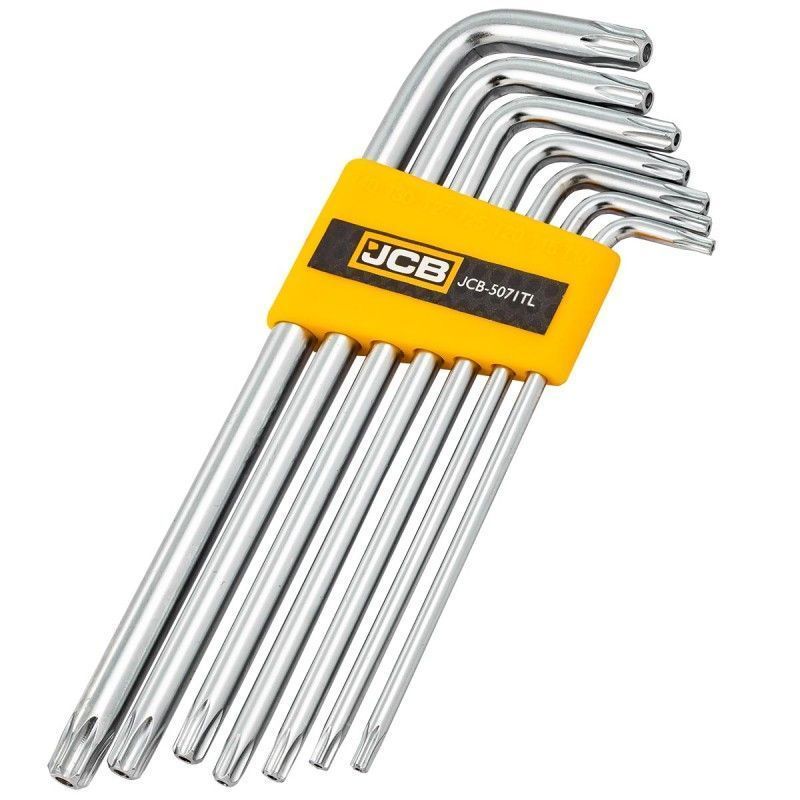 Yhdistelmäavainsarja JCB 5071TL; TORX; T10H-T40H; 7 kpl.