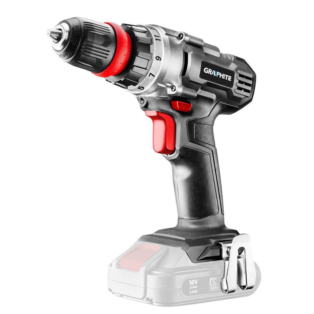 Akkukäyttöinen ruuvinväännin Graphite 58G022; 18 V (ilman akkua ja laturia)