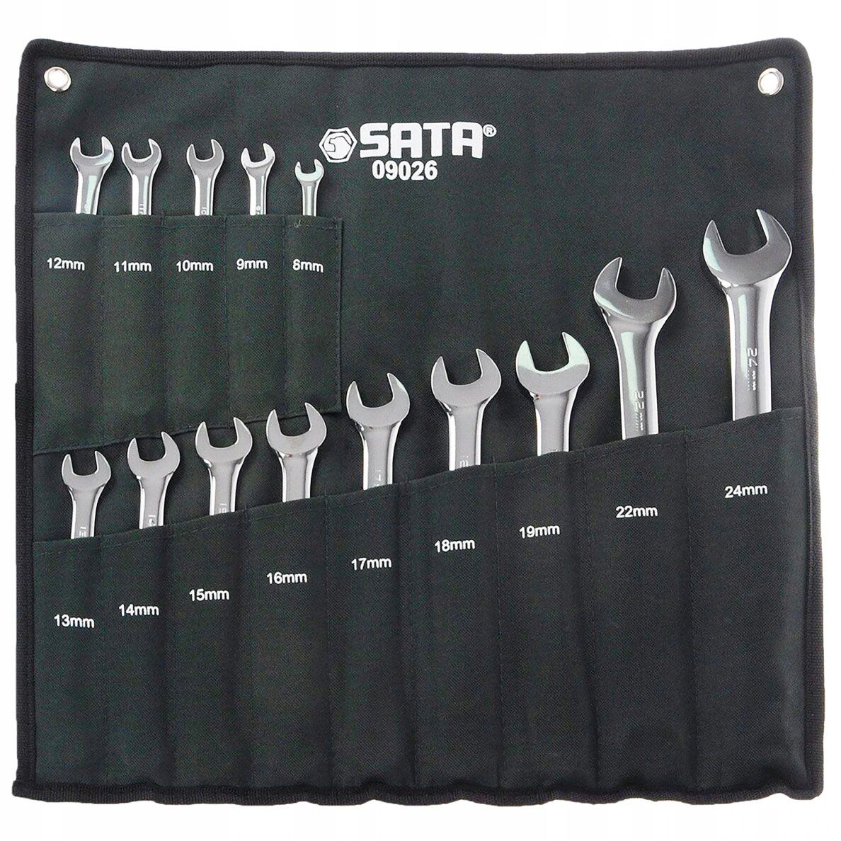 Yhdistelmä-avain-setti Sata S09026; 8-24 mm; 14 kpl.