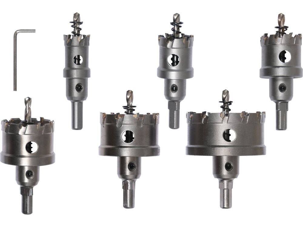 Reikäsahasarja Yato YT-44077; 22-65 mm; 6 kpl.