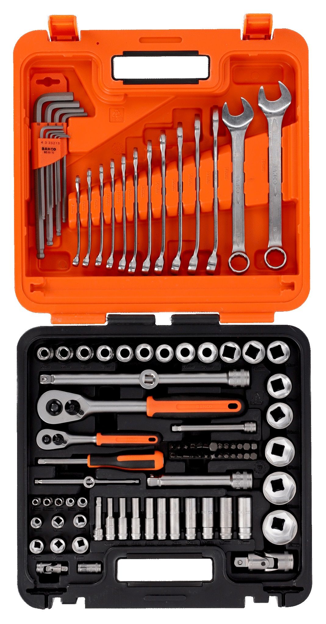 Työkalusarja  Bahco S98MC1H; 1/4''; 1/2''; 98 kpl.