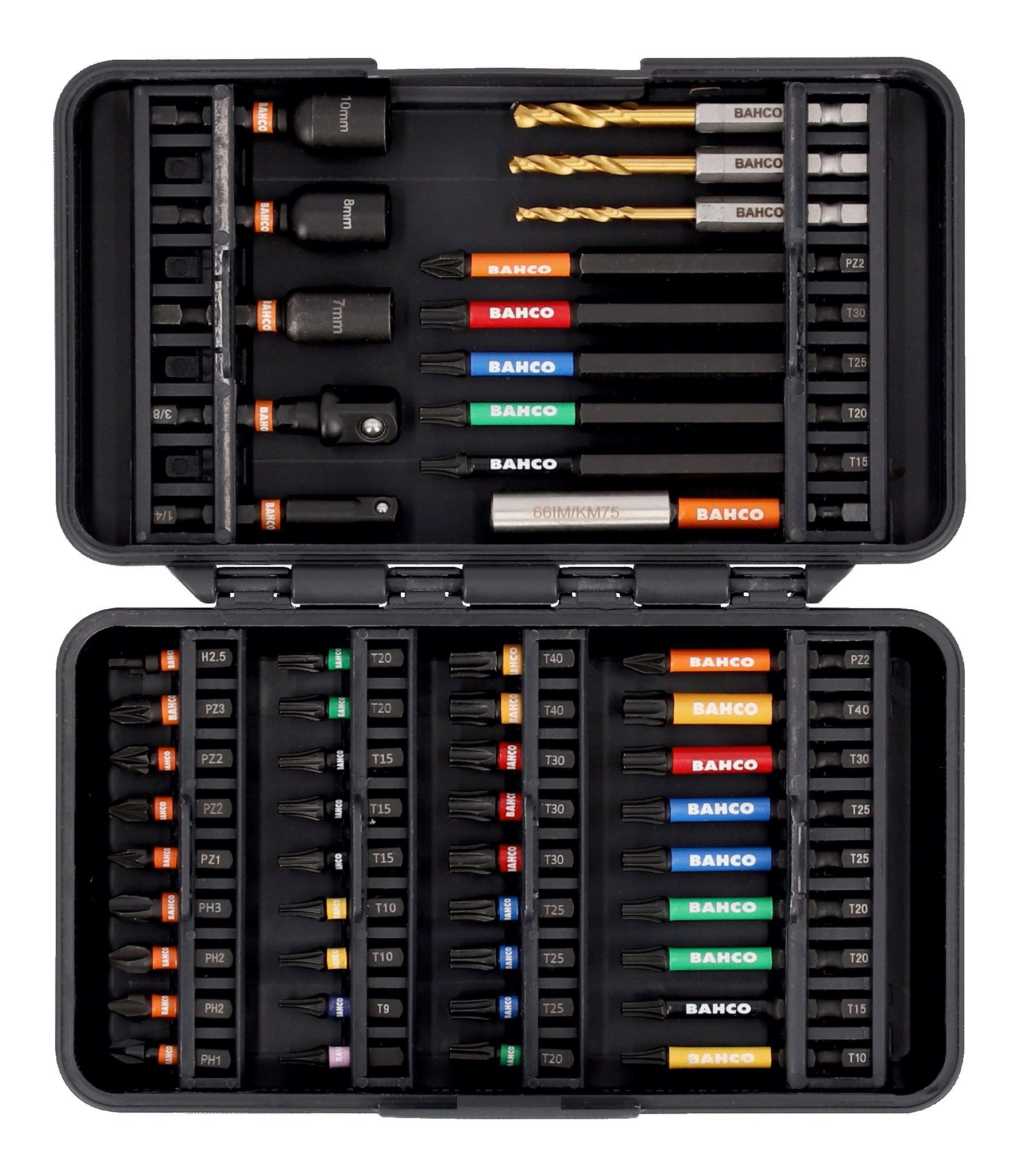 Minikoon mac-tarvikesarjat Bahco 66IM/50C3HSS; 1/4''; 50 kpl.