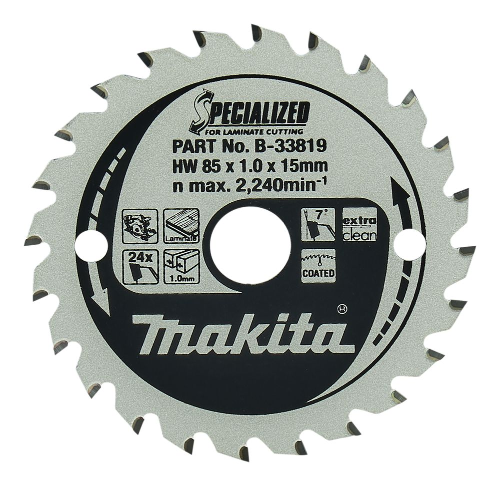 Katkaisulaikka laminaatille Makita B-33819; 85 mm