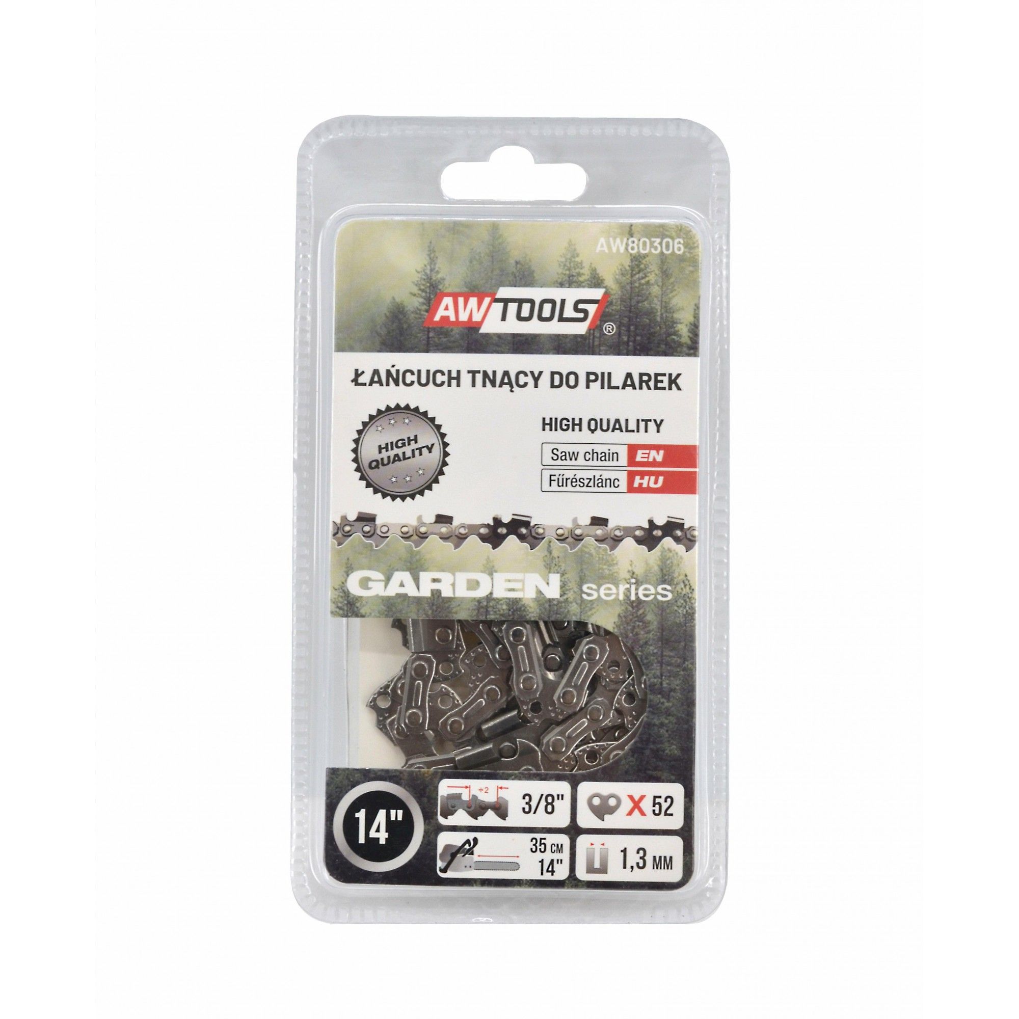 Moottorisahanketju AWTools AW80310; 15''; 37,5 cm; .325''; 64; 1,5 mm