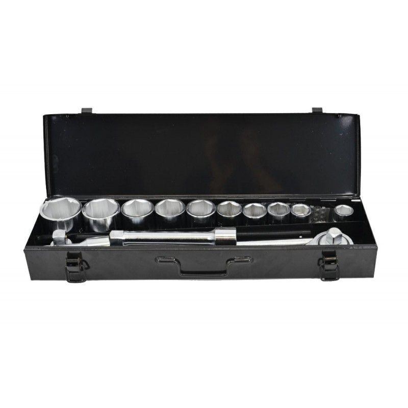 Kuusiohylsysarja AWTools AW39014; 3/4''; 22-50 mm; 14 kpl.