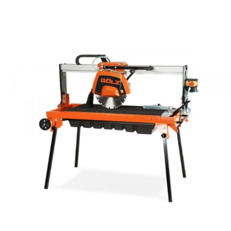 Liukupöytäsaha laattojen märkäkatkaisuun Gölz GS350; 2,2 kW