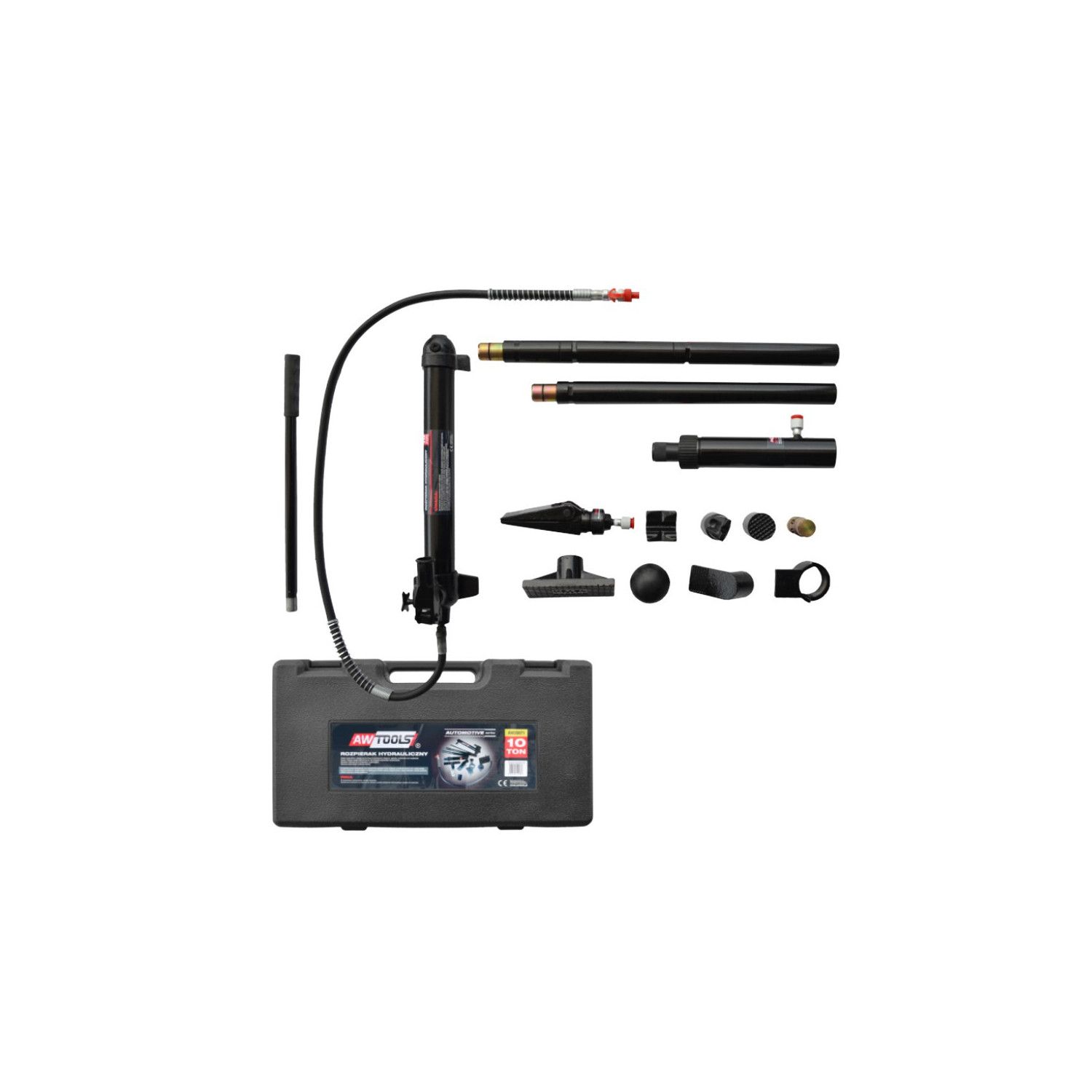 Hydraulinen sarja AWTools AW20071; 10 t