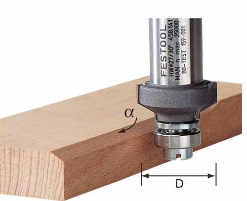 Viistejyrsin Festool 27 mm; 45