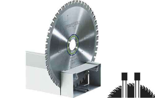 Pöyrösahantetä alumiinille Festool; 210x2,2x30,0 mm; Z36; 1°