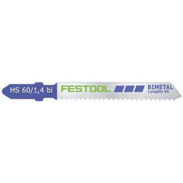 Pistosahanterä Festool HS 60/1,4 BI VA; 5 kpl.