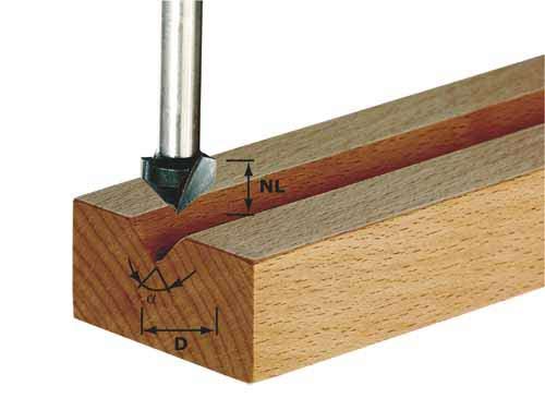 V-muotoinen leikkuuterä Festool; HS; 7/50 mm