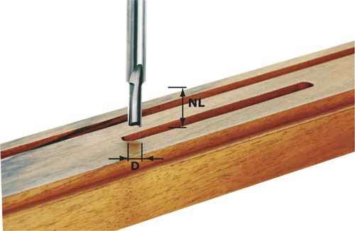 Kovametallinen urajyrsin Festool 10/45 mm