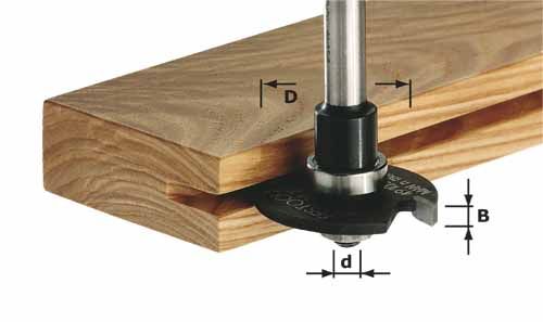 Urajyrsinpää (ilman vartta) Festool; 40 mm; 5 mm
