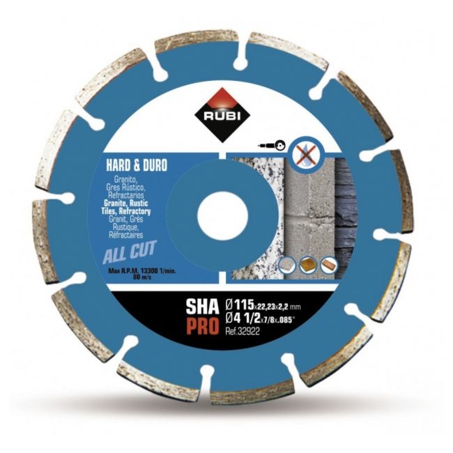Timanttikatkaisulaikka Rubi SHA 180 SuperPro; 180 mm