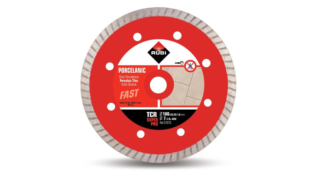 Timanttikatkaisulaikka Rubi TCR 180 SuperPro; 180 mm