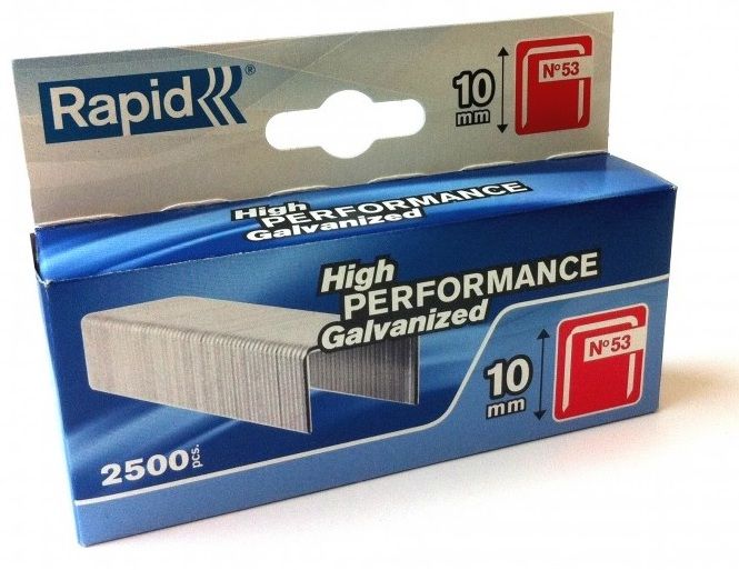 Niitit Rapid; 11,4x10 mm; 2500 kpl.; tyyppi 53