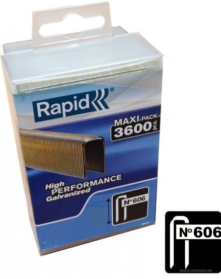 Niitit Rapid; 6x18 mm; 3600 kpl.; tyyppi 606