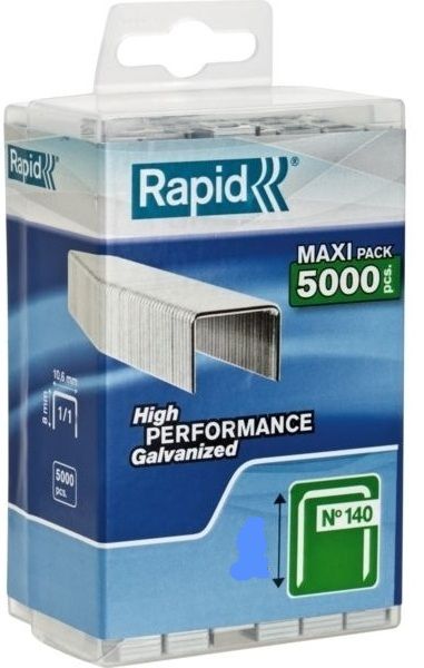 Niitit Rapid; 10,6x12 mm; 5000 kpl.; tyyppi 140