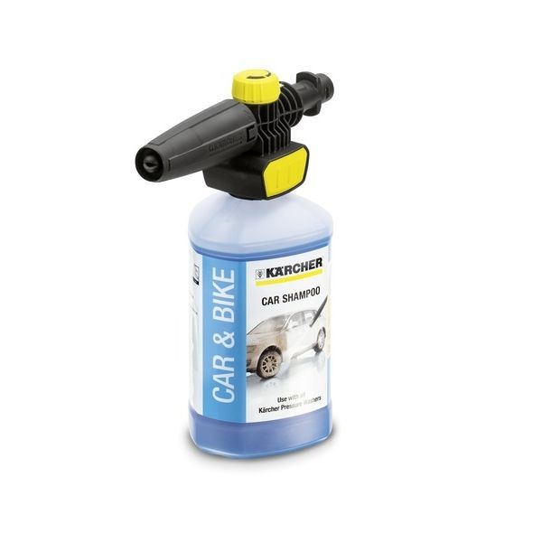 Vaahdotussuutin Karcher Connect 'n'Clean FJ 10 C + Autonpuhdistusaine Karcher; 1l