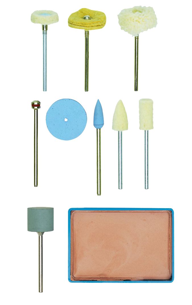 10-osainen kiillotussarja Proxxon 28285