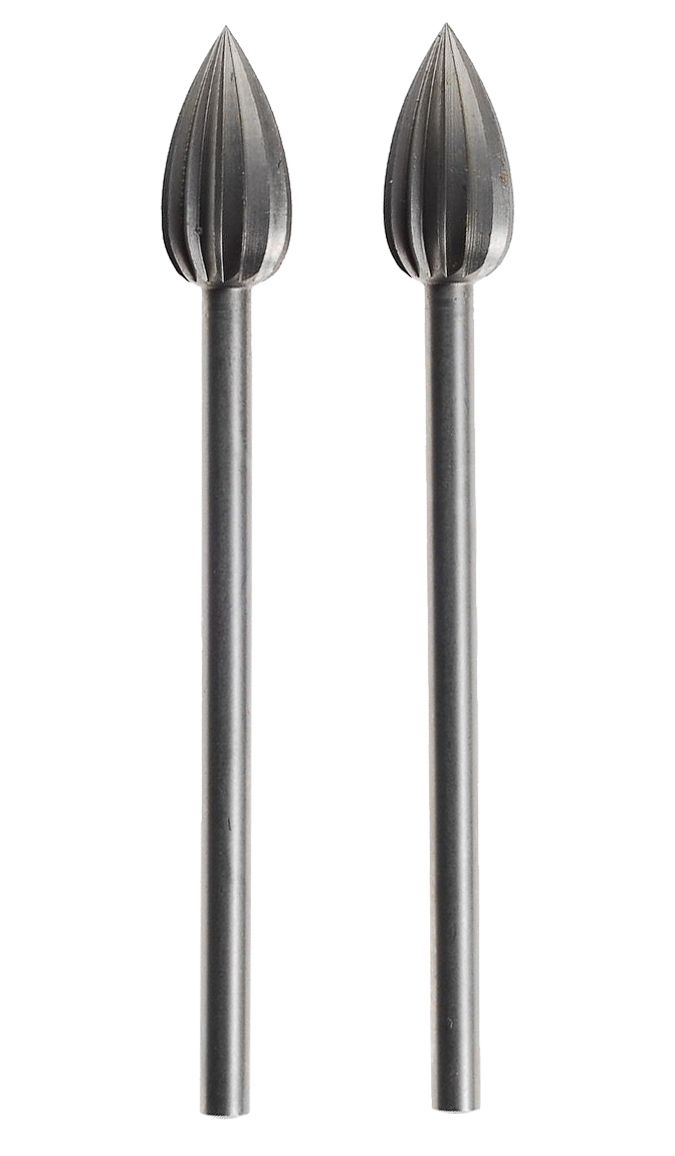 Volframi-vanadiiniteräksiset jyrsinpuikot Proxxon; 6 mm; 2 kpl.