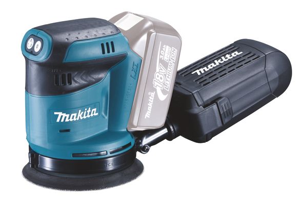 Epäkeskohiomakone Makita DBO180Z; 18 V (ilman akkua ja laturia)