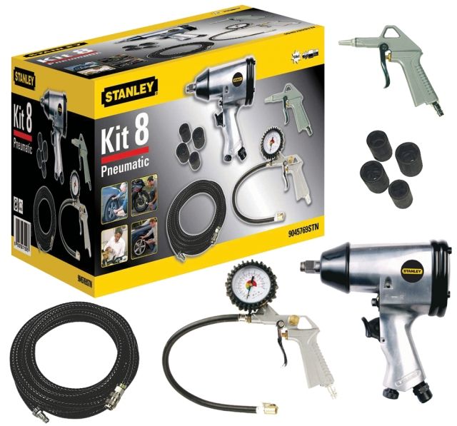 Kompressoripaketti ruuvinvääntöön ja puhallukseen Stanley 9045769STN