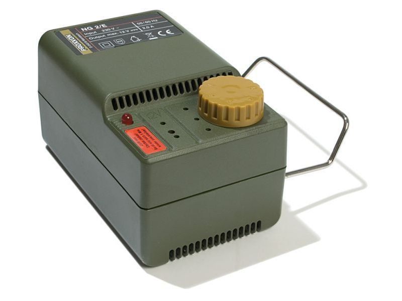 Virtalähde elektronisella nopeudensäädöllä Proxxon NG 2/E