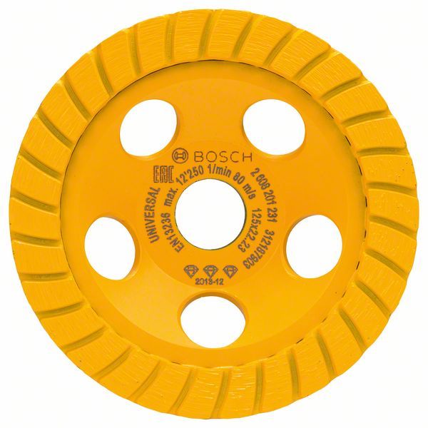 Timanttihiomalaikka Bosch; Best for abrasives; Ø 125 mm 