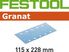 Hiomapaperi Granat; 115x228mm; P240; 100 kpl.