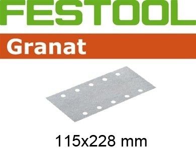 Hiomapaperi Granat; 115x228mm; P80; 50 kpl.
